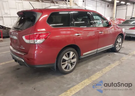 2016 Nissan Pathfinder Platinum z USA, uszkodzony, nr VIN 5N1AR2MM6GC605180